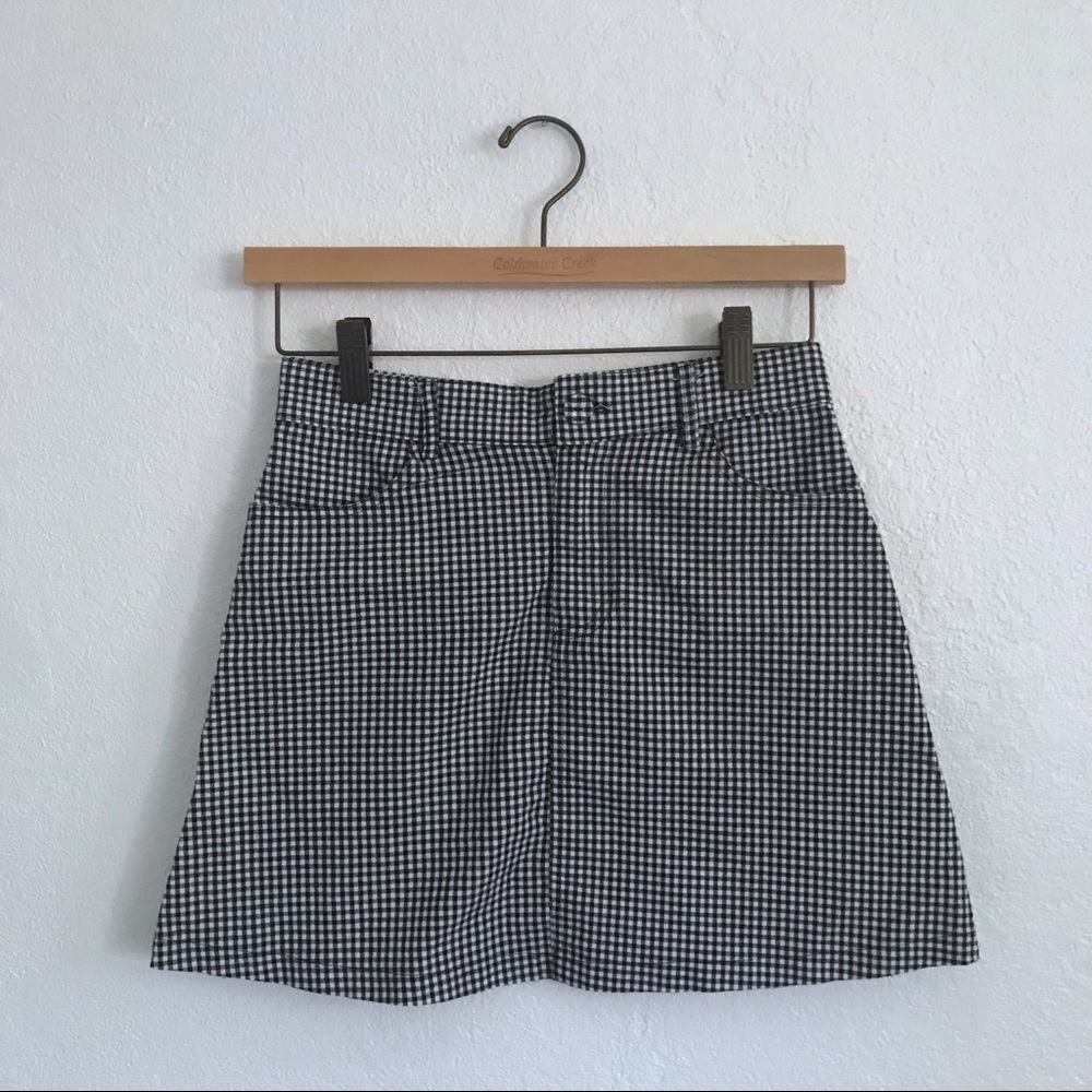 Brandy Melville Juliette gingham skirt